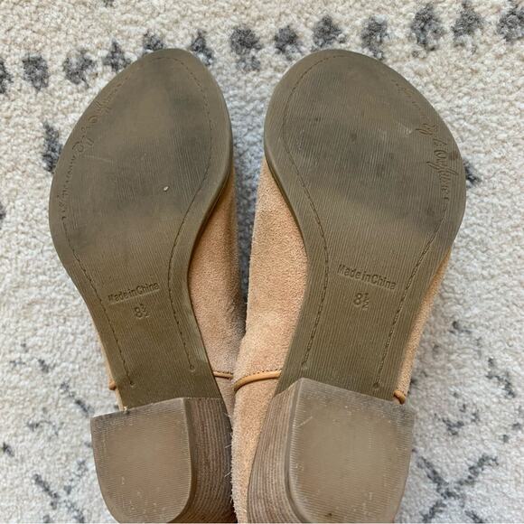 American Eagle Light Tan Faux Suede Ankle Boots - Picture 3 of 10